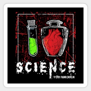 I Love Science...V.Frankestein Magnet